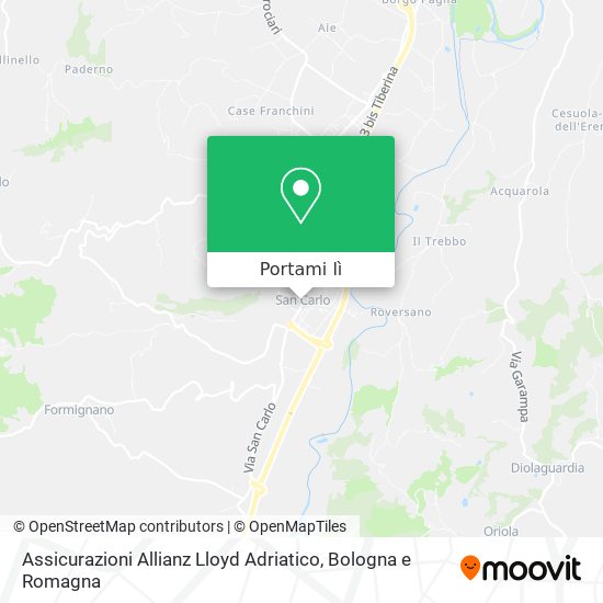 Mappa Assicurazioni Allianz Lloyd Adriatico