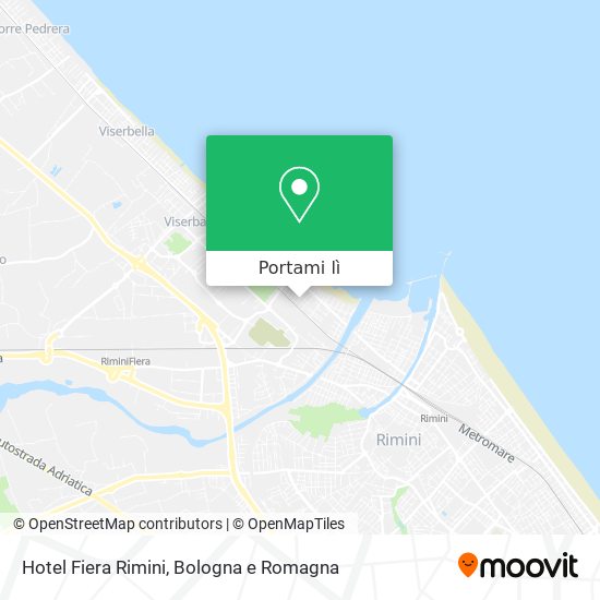 Mappa Hotel Fiera Rimini
