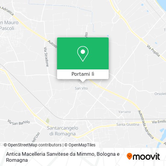 Mappa Antica Macelleria Sanvitese da Mimmo