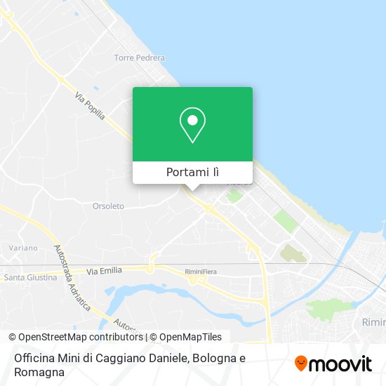Mappa Officina Mini di Caggiano Daniele