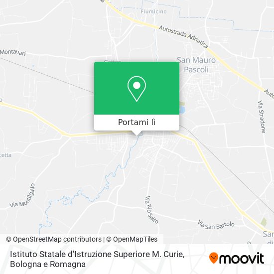 Mappa Istituto Statale d'Istruzione Superiore M. Curie