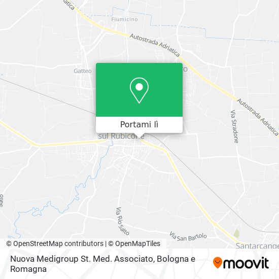 Mappa Nuova Medigroup St. Med. Associato