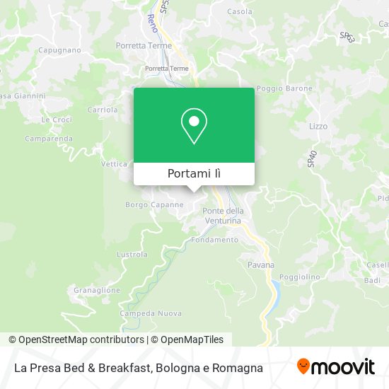 Mappa La Presa Bed & Breakfast