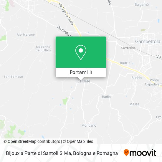 Mappa Bijoux a Parte di Santoli Silvia