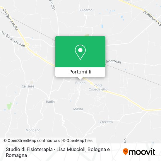 Mappa Studio di Fisioterapia - Lisa Muccioli