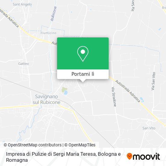 Mappa Impresa di Pulizie di Sergi Maria Teresa