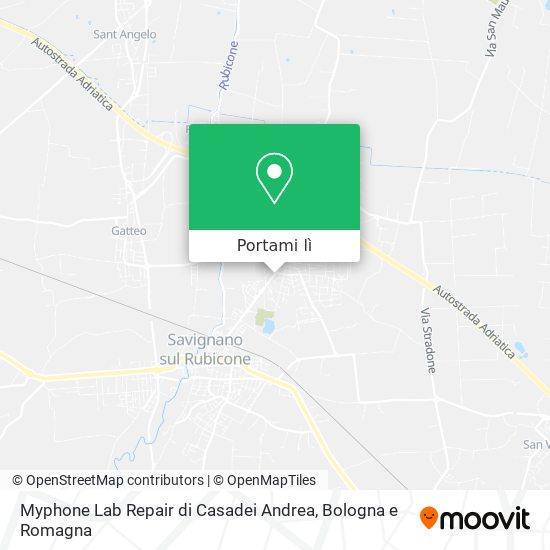 Mappa Myphone Lab Repair di Casadei Andrea