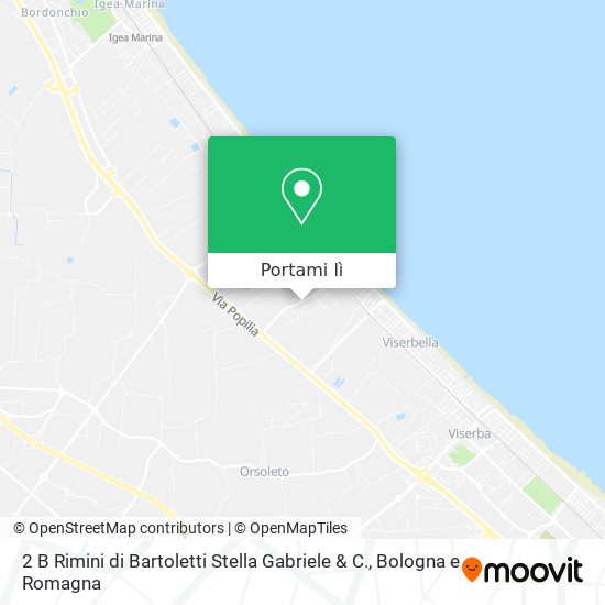 Mappa 2 B Rimini di Bartoletti Stella Gabriele & C.