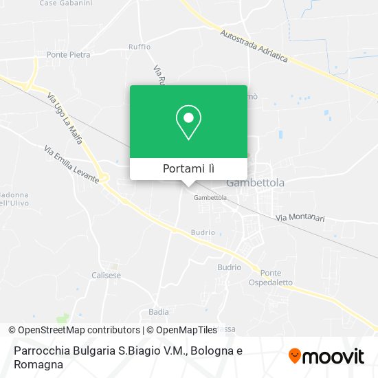 Mappa Parrocchia Bulgaria S.Biagio V.M.