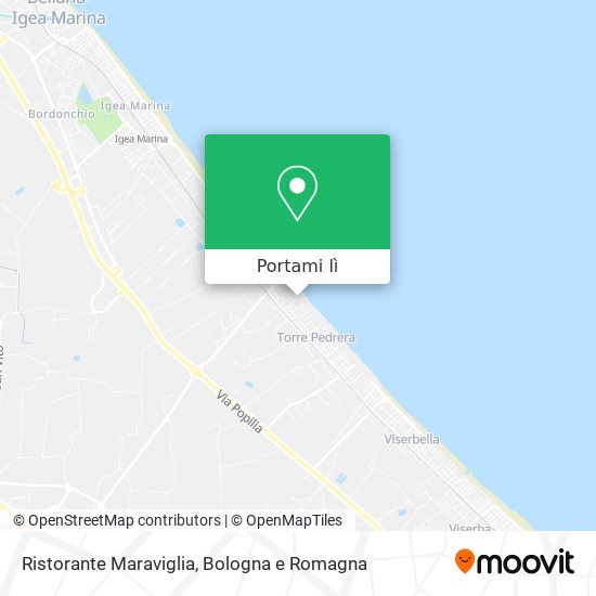 Mappa Ristorante Maraviglia