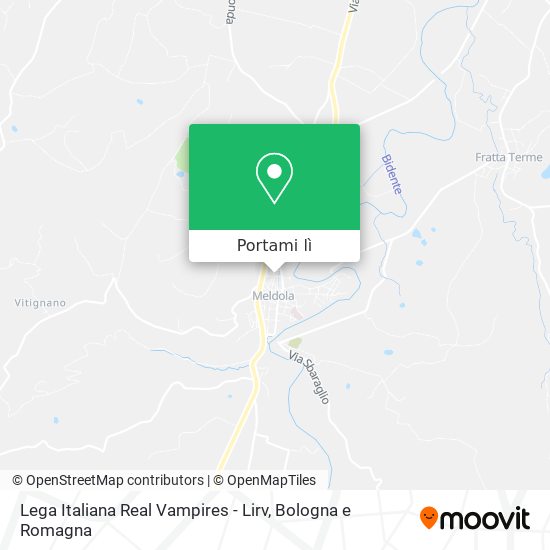 Mappa Lega Italiana Real Vampires - Lirv