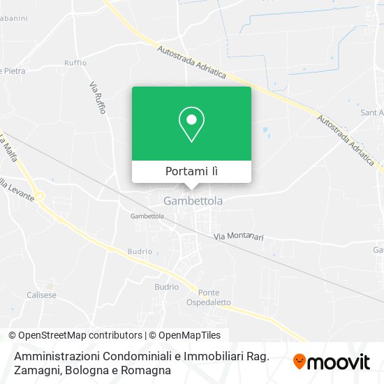 Mappa Amministrazioni Condominiali e Immobiliari Rag. Zamagni