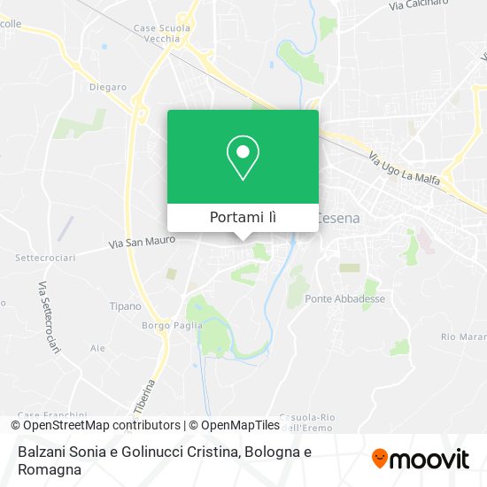 Mappa Balzani Sonia e Golinucci Cristina