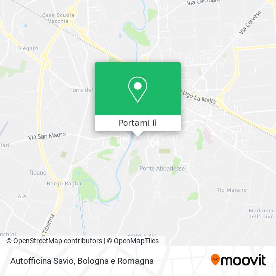 Mappa Autofficina Savio