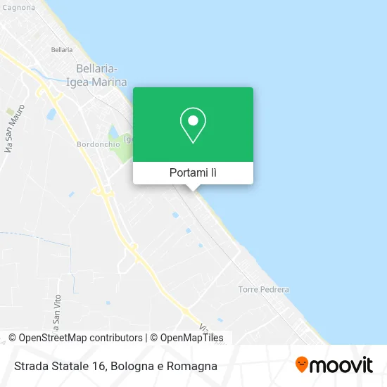 Mappa Strada Statale 16
