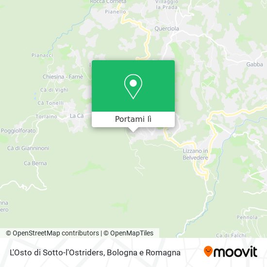 Mappa L'Osto di Sotto-l'Ostriders
