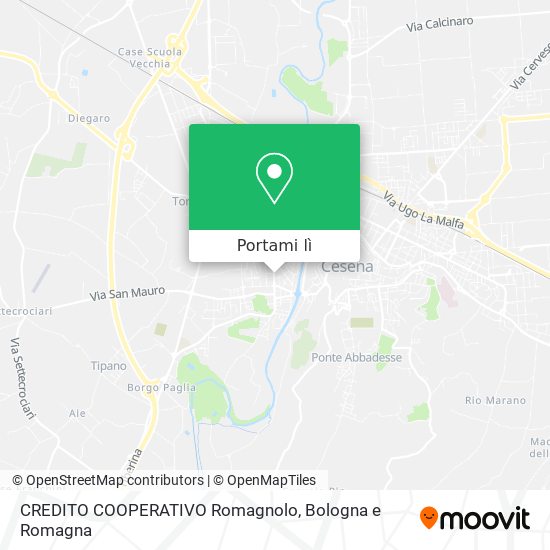 Mappa CREDITO COOPERATIVO Romagnolo