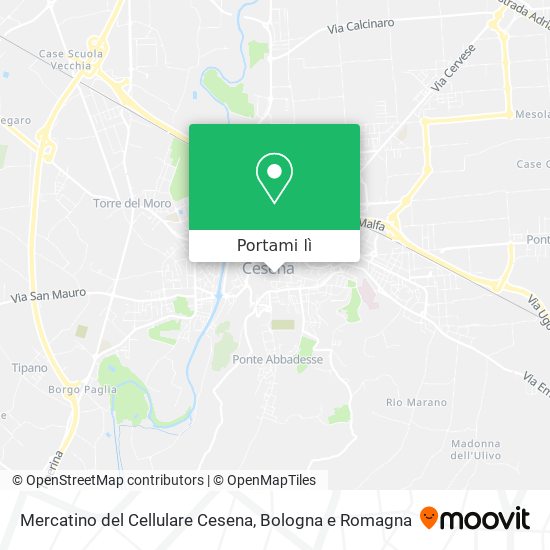 Mappa Mercatino del Cellulare Cesena