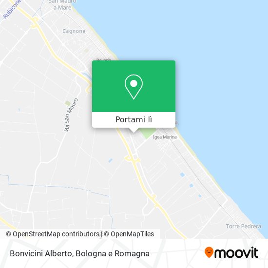 Mappa Bonvicini Alberto