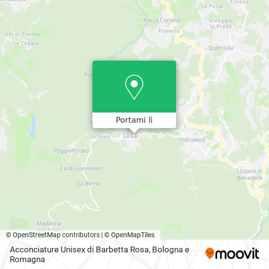 Mappa Acconciature Unisex di Barbetta Rosa