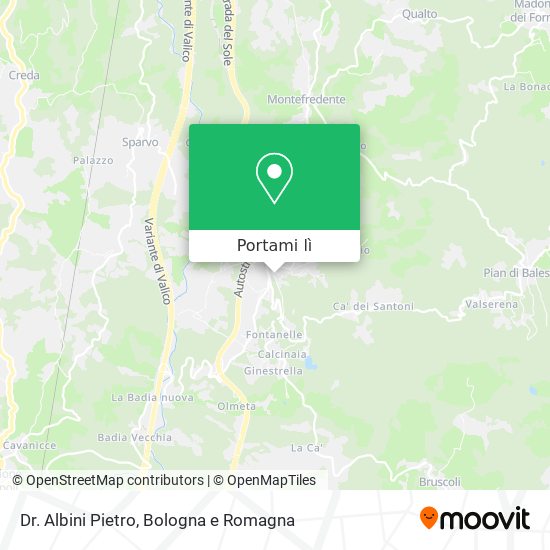Mappa Dr. Albini Pietro