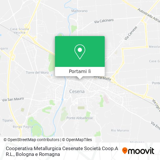 Mappa Cooperativa Metallurgica Cesenate Società Coop.A R.L.