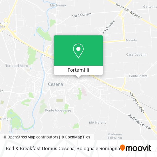 Mappa Bed & Breakfast Domus Cesena