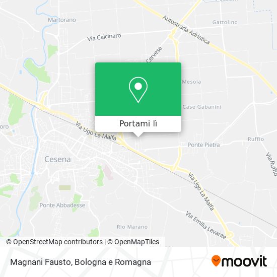 Mappa Magnani Fausto