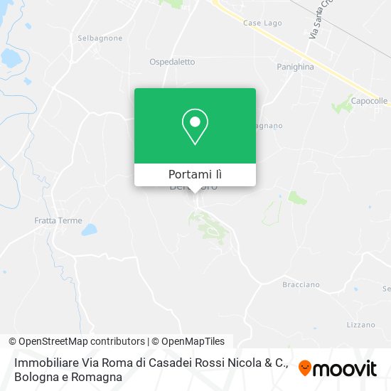 Mappa Immobiliare Via Roma di Casadei Rossi Nicola & C.