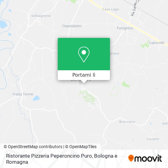 Mappa Ristorante Pizzeria Peperoncino Puro