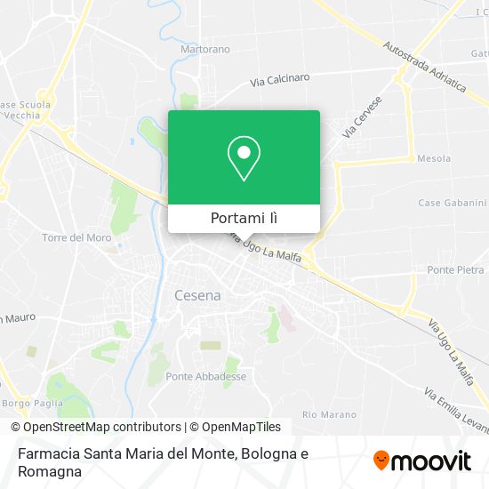 Mappa Farmacia Santa Maria del Monte