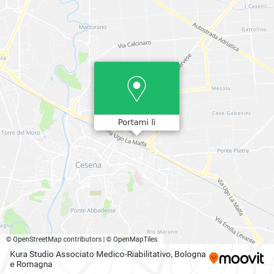 Mappa Kura Studio Associato Medico-Riabilitativo