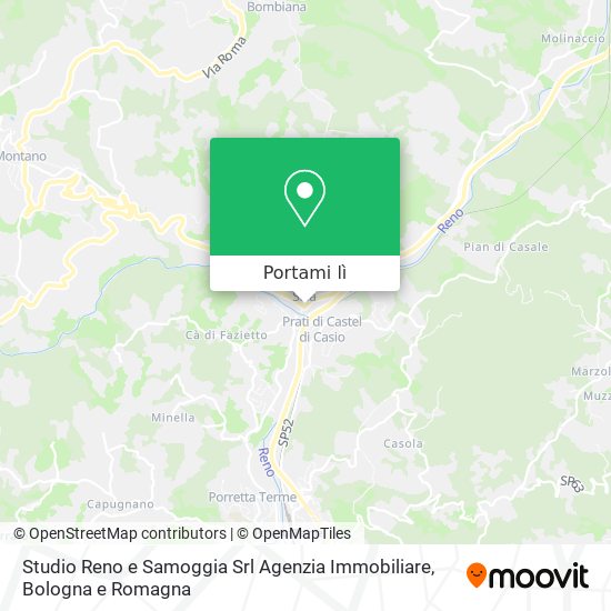 Mappa Studio Reno e Samoggia Srl Agenzia Immobiliare
