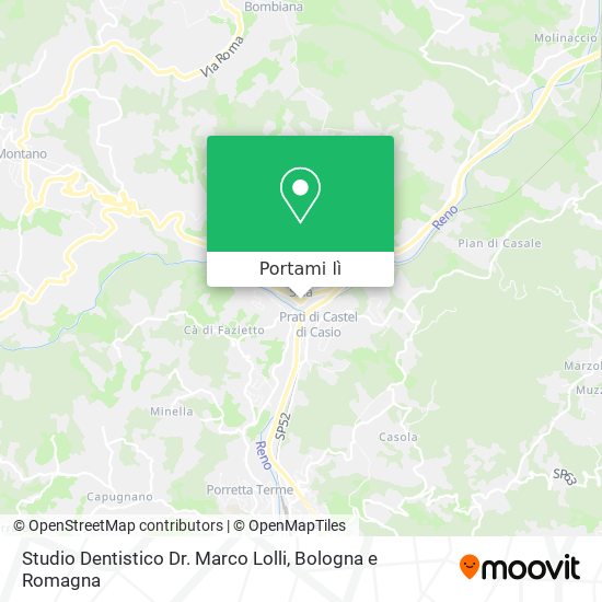 Mappa Studio Dentistico Dr. Marco Lolli