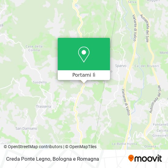 Mappa Creda Ponte Legno