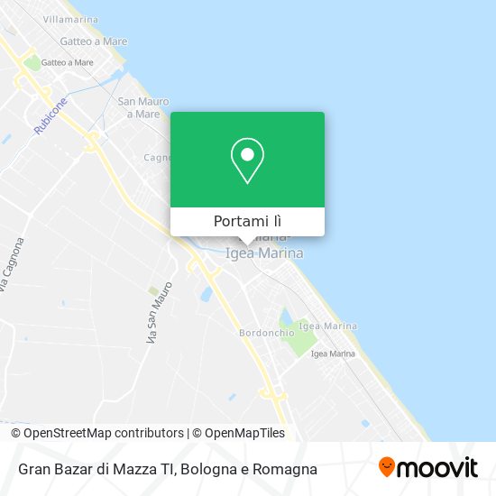 Mappa Gran Bazar di Mazza TI