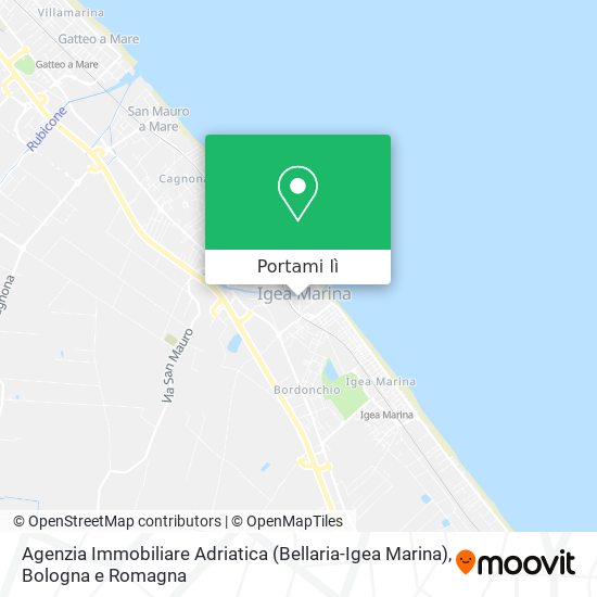 Mappa Agenzia Immobiliare Adriatica (Bellaria-Igea Marina)