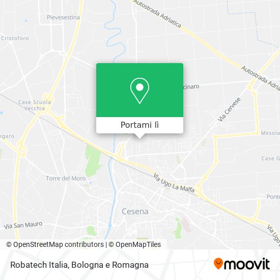 Mappa Robatech Italia