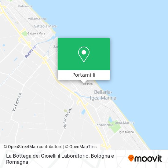 Mappa La Bottega dei Gioielli il Laboratorio