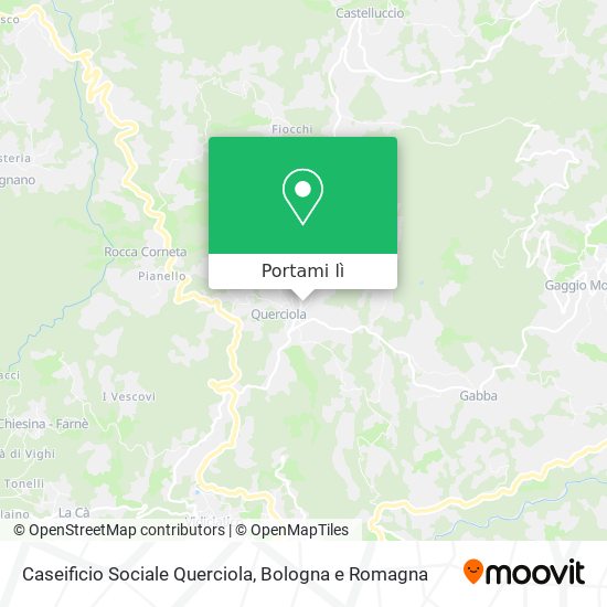 Mappa Caseificio Sociale Querciola