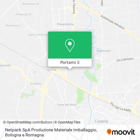 Mappa Netpack SpA Produzione Materiale Imballaggio