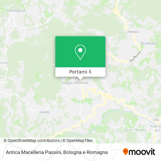 Mappa Antica Macelleria Passini