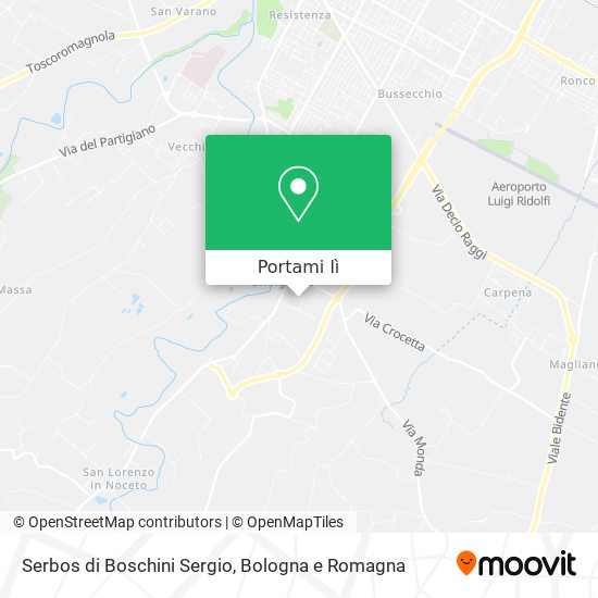 Mappa Serbos di Boschini Sergio