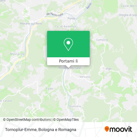 Mappa Tornoplur-Emme