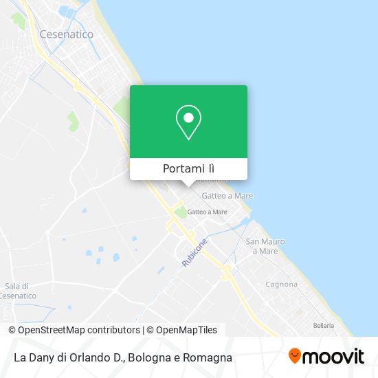 Mappa La Dany di Orlando D.