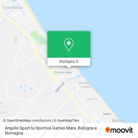 Mappa Angolo Sport la Sportiva Gatteo Mare