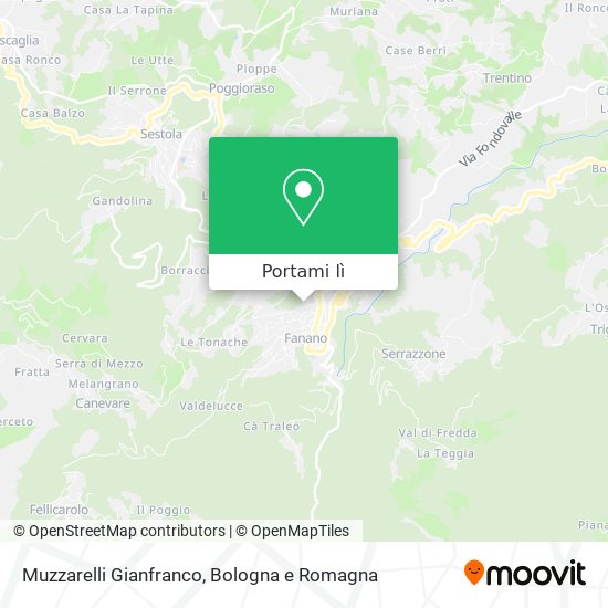 Mappa Muzzarelli Gianfranco