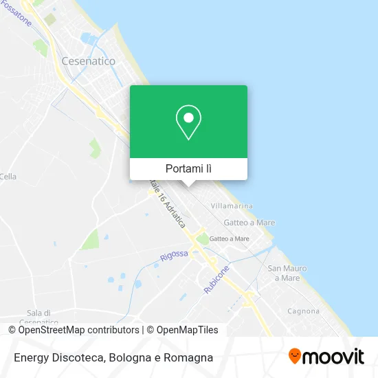 Mappa Energy Discoteca