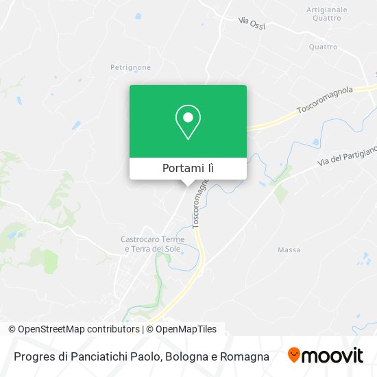 Mappa Progres di Panciatichi Paolo