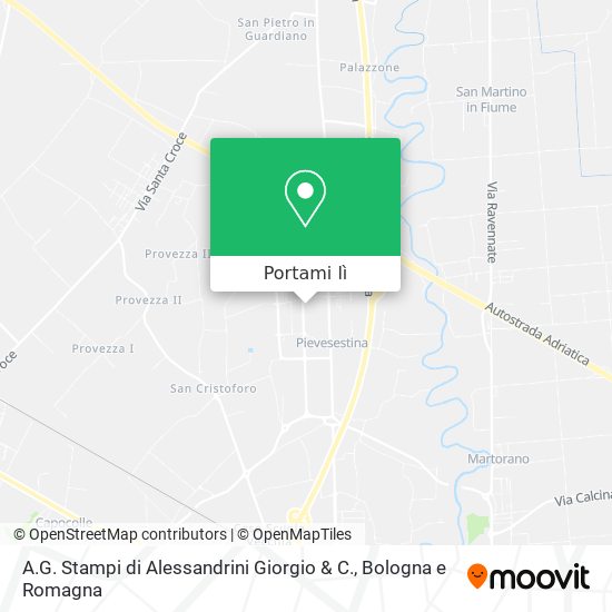 Mappa A.G. Stampi di Alessandrini Giorgio & C.